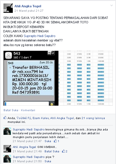 Bukti Kemenangan